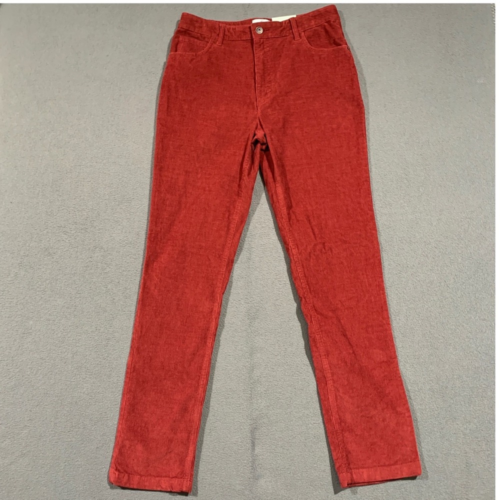 New Class Club Big Boys Red Corduroy Modern Fit Pants Size 18